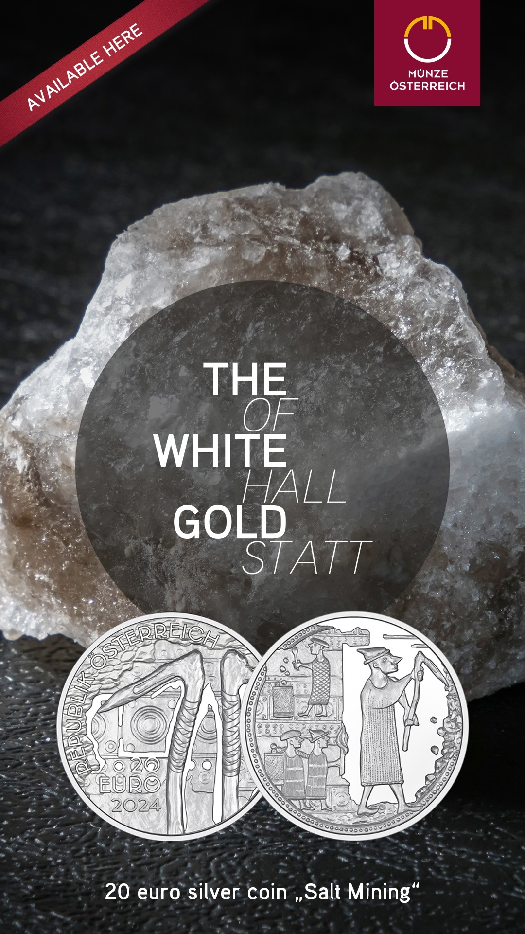 (EUR01.Proof.2024.26790) 20 € Austria 2024 Proof silver - Salt Mining (blog illustration) (zoom)