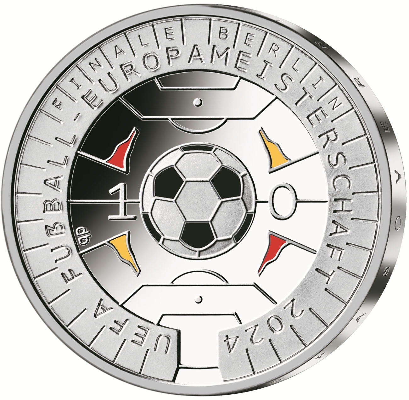 (EUR03.Proof.2024.910115SA5) 11 euro Germany 2024 A Proof silver - UEFA Euro football Reverse (blog) (zoom)