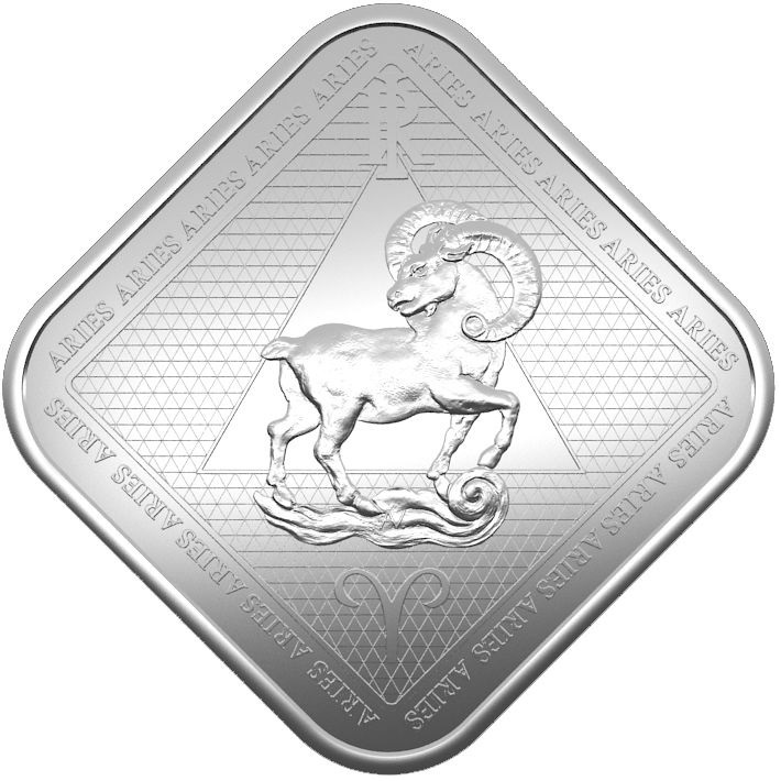 (EUR10.BU.2024.48-2ms10-24f008) 5 euro Italy 2024 BU silver - Aries Obverse (zoom)