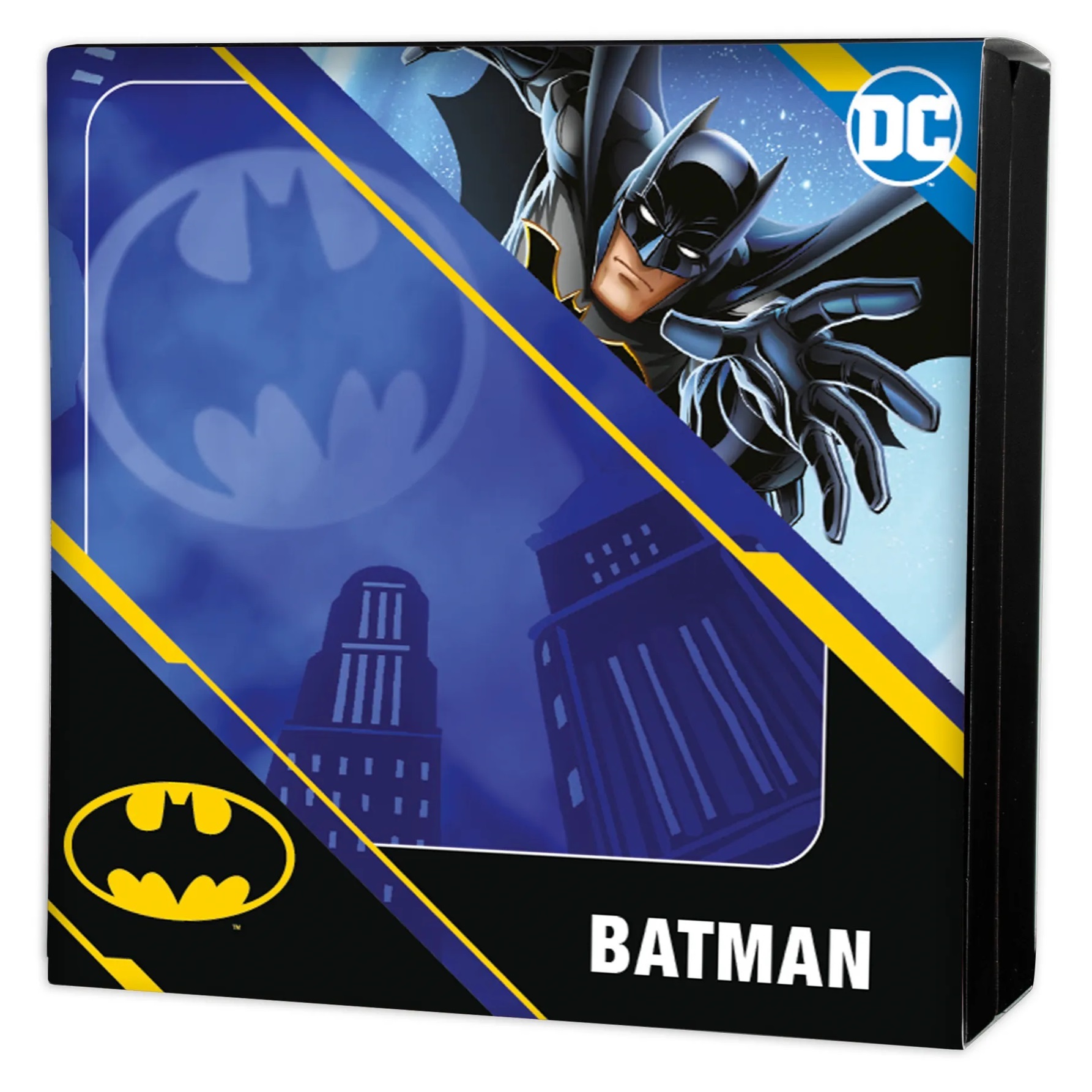 (W022.10.D.2024.10.oz.Ag.1) 10 Dollars Barbados 2024 10 oz Antique Ag - Batman, The Dark Knight (packaging) (zoom)