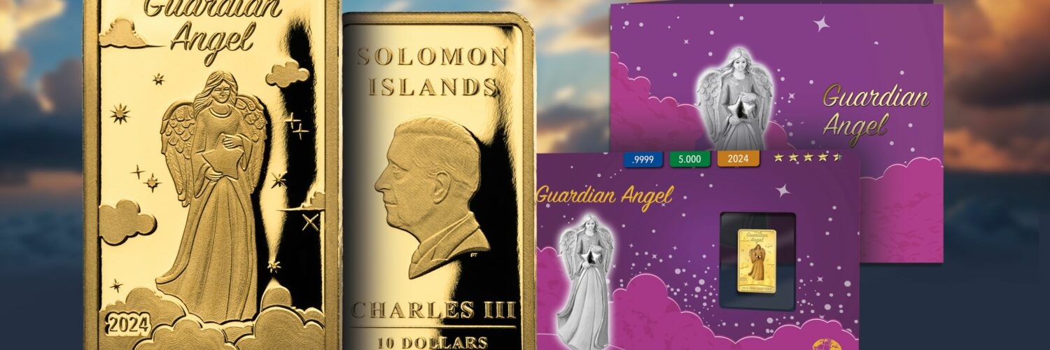 (W106.10.D.2024.0,50.g.Au.1) 10 Dollars Solomon Islands 2024 half gram Proof gold - Guardian Angel (blog) (zoom)