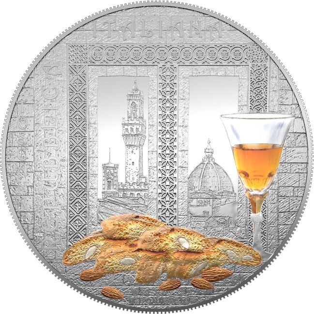 (EUR10.BU.2024.48-2ms10-24f016) 5 euro Italy 2024 BU - Vinsanto and cantucci Obverse (zoom)