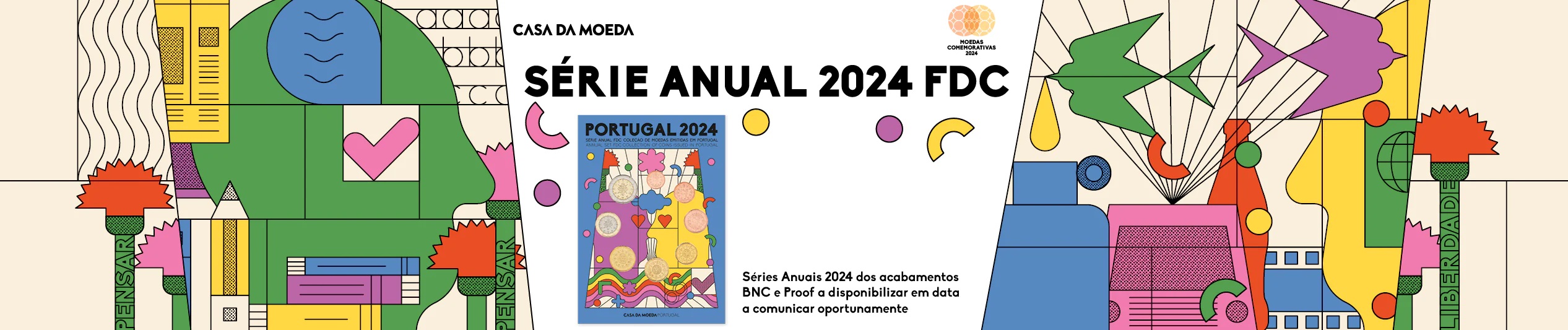 (EUR15.FDC.set.2024.1026325) FDC coin set Portugal 2024 (blog illustration) (zoom)