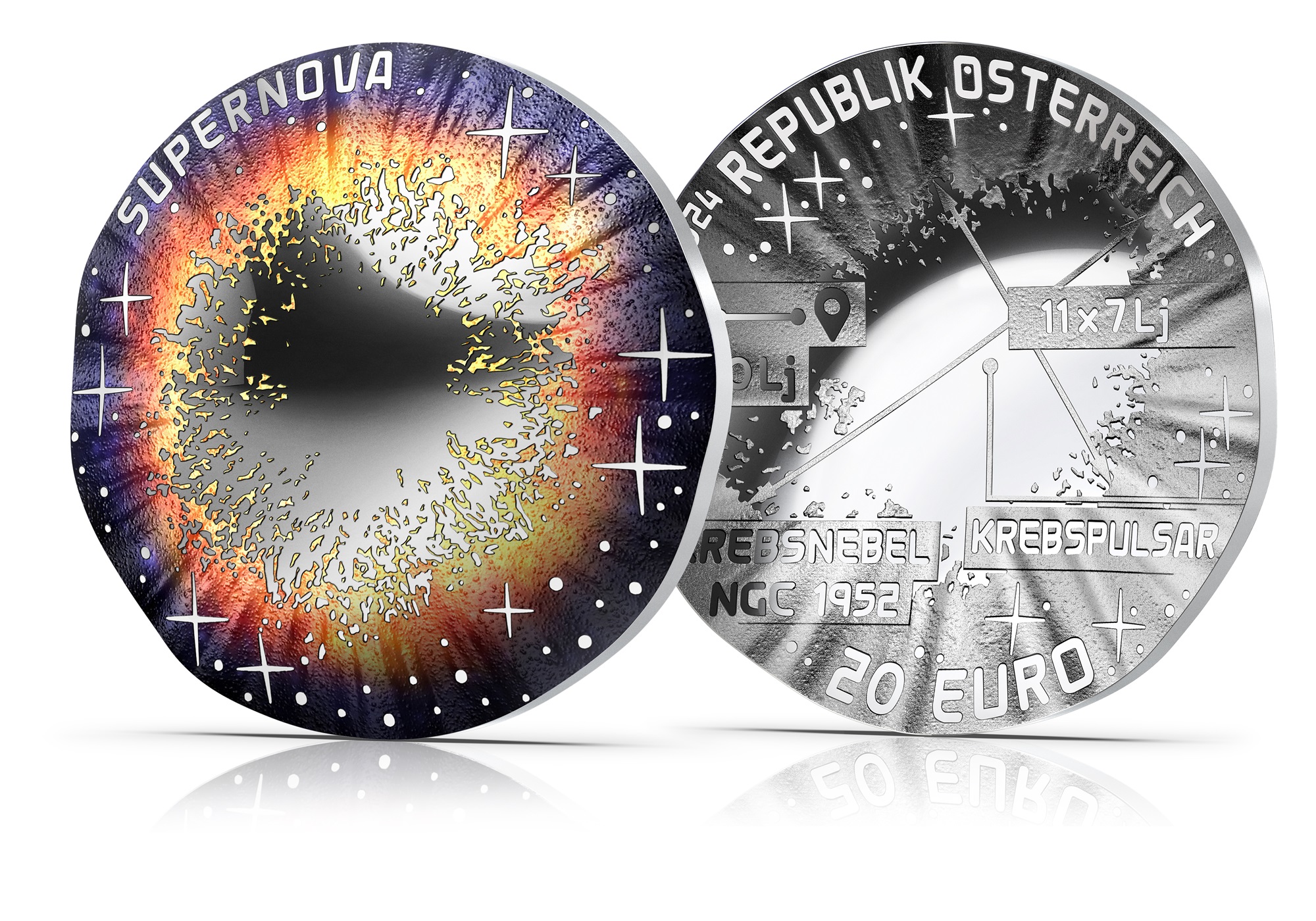 (EUR01.Proof.2024.26796) 20 € Austria 2024 Proof silver - Supernova (zoom)
