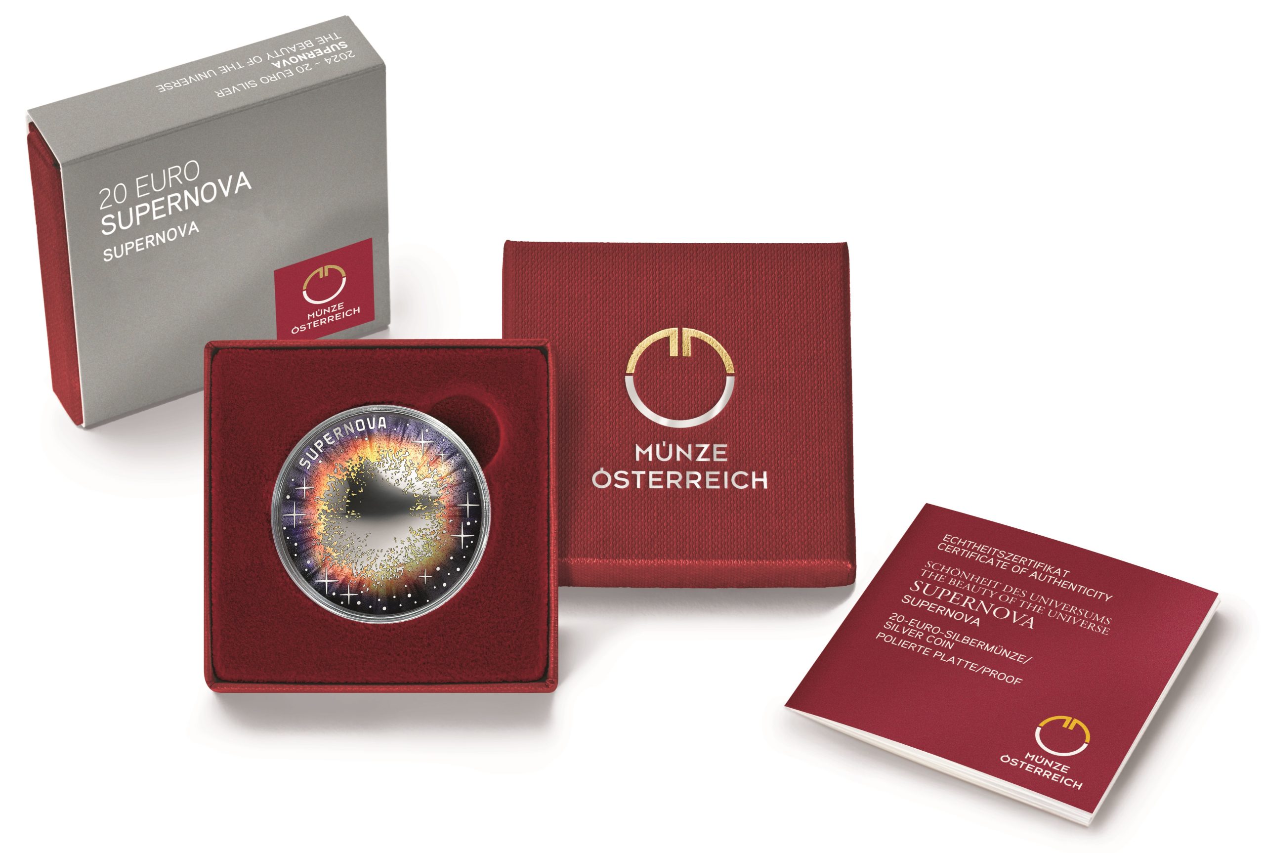 (EUR01.Proof.2024.26796) 20 euro Austria 2024 Proof silver - Supernova (packaging) (zoom)