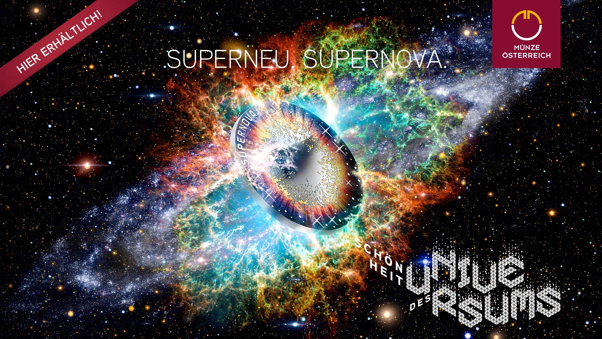 (EUR01.Proof.2024.26796) 20 euro Österreich 2024 Spiegelglanz silber - Supernova (blog) (zoom)