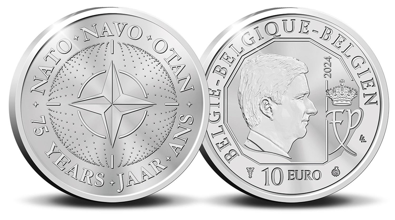 (EUR02.Proof.2024.0117879) 10 € Belgium 2024 Proof silver - NATO (zoom)