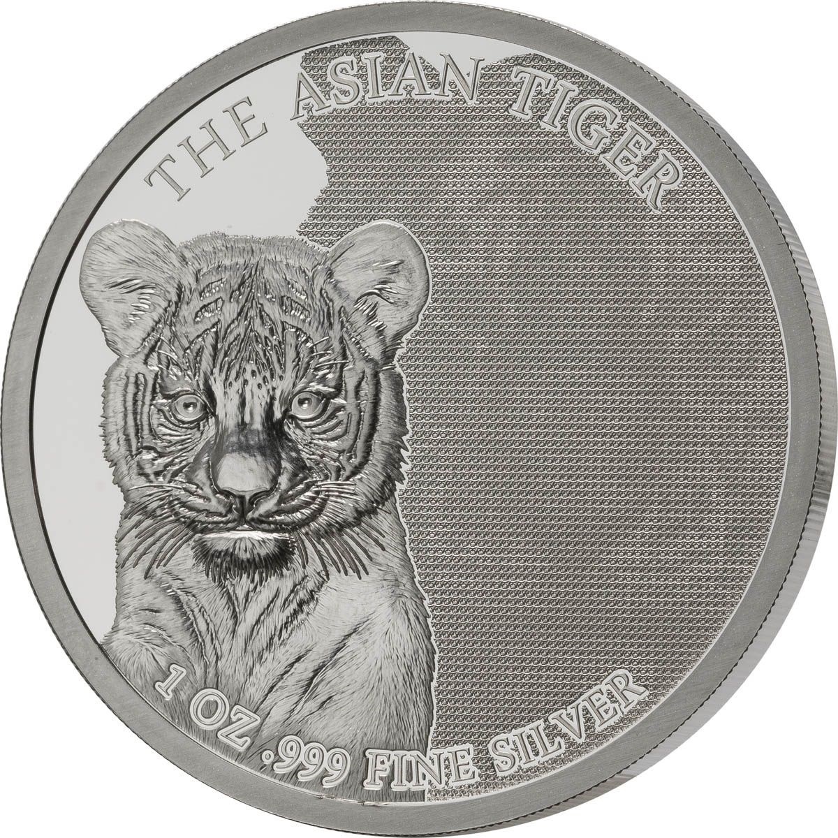 (W045.Proof.set.2024.1171413) Three-coin set 500 Francs CFA Congo 2024 1 oz Proof Ag - Wild cats (baby tiger reverse) (zoom)