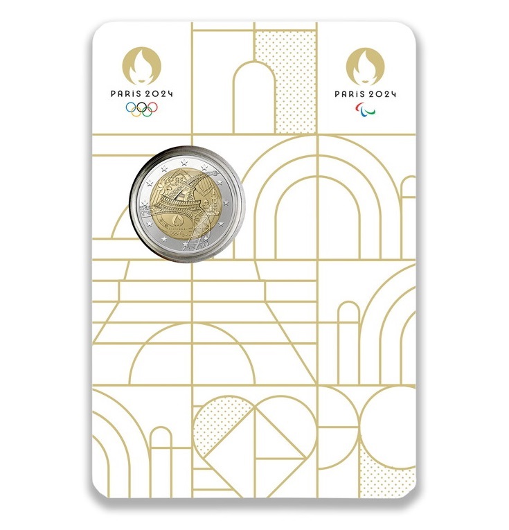 (EUR07.BU.2024.10041386660000) 2 euro France 2024 BU - Olympic Summer Games, Paris 2024 (blister front) (zoom)