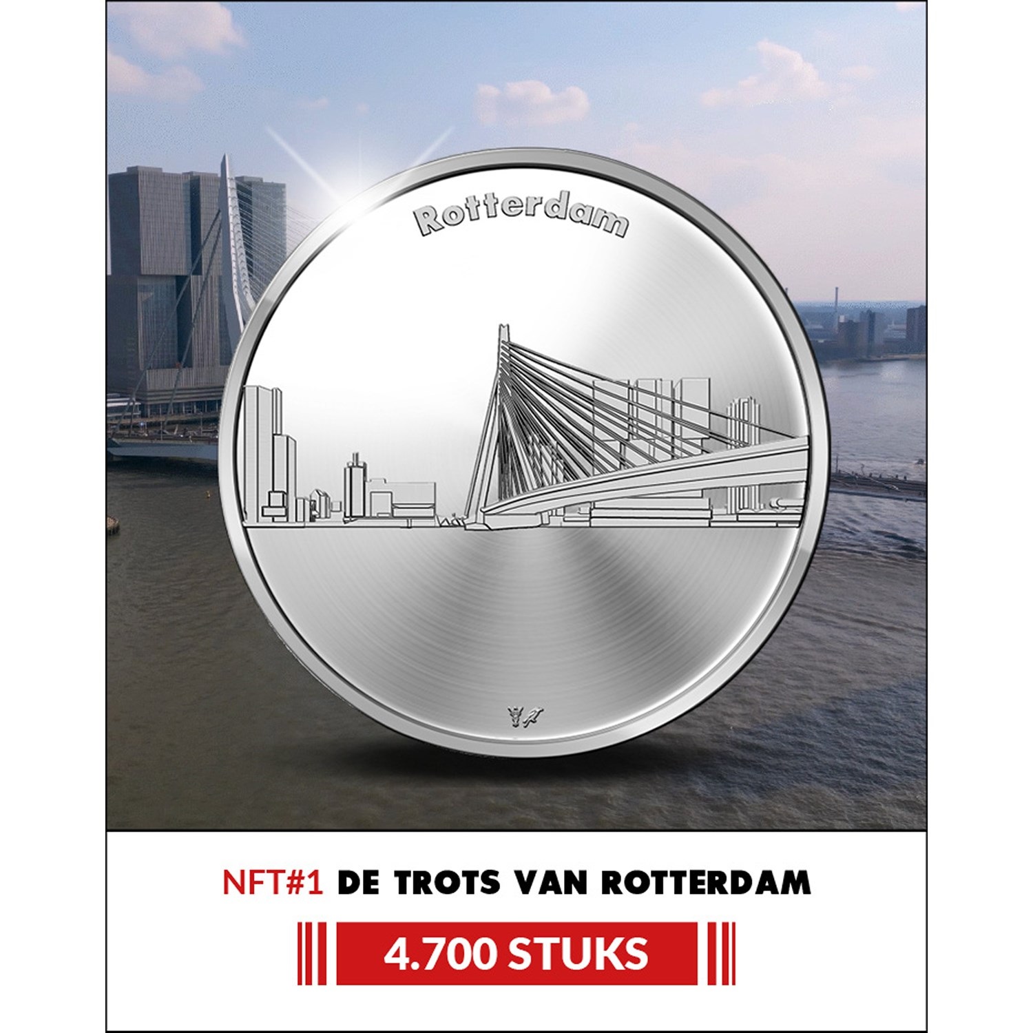 (MED14.KNM.2024.0118843) BU CuNi medal - 100 years of the first Championship of Feyenoord Rotterdam (NFT#1) (zoom)
