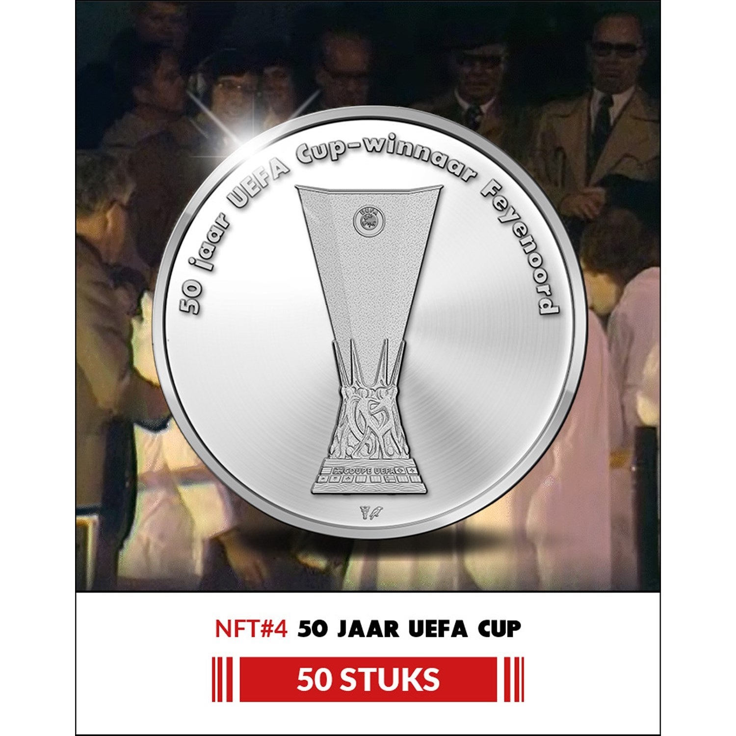 (MED14.KNM.2024.0118843) BU CuNi medal - 100 years of the first Championship of Feyenoord Rotterdam (NFT#4) (zoom)
