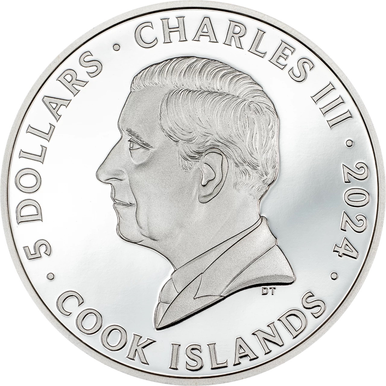 (W099.5.D.2024.30677) Cook Islands 5 Dollars Killers, Iron Maiden 2024 - Proof silver Obverse (zoom)
