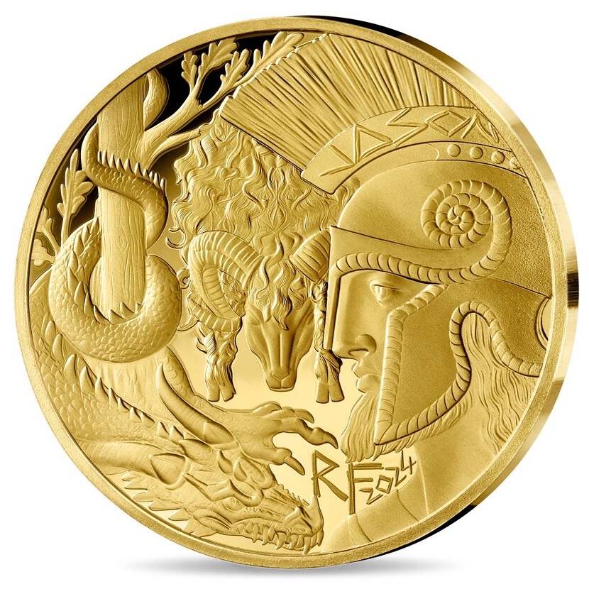 (EUR07.Proof.2024.10041382190000) 100 euro France 2024 Proof gold - Sower (the golden fleece) Obverse (zoom)