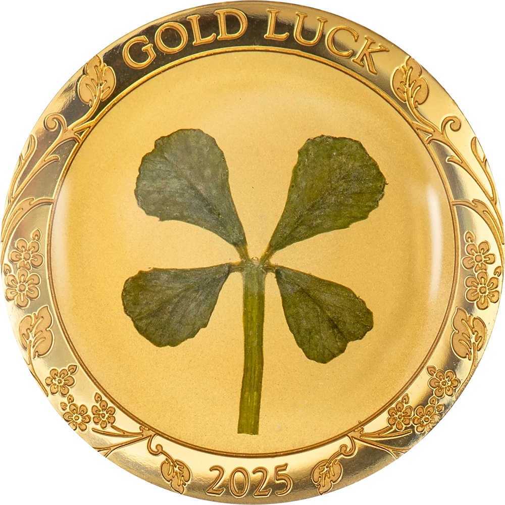 (W168.1.1.D.2025.30794) Palau 1 Dollar Luck 2025 - Proof gold Reverse (zoom)