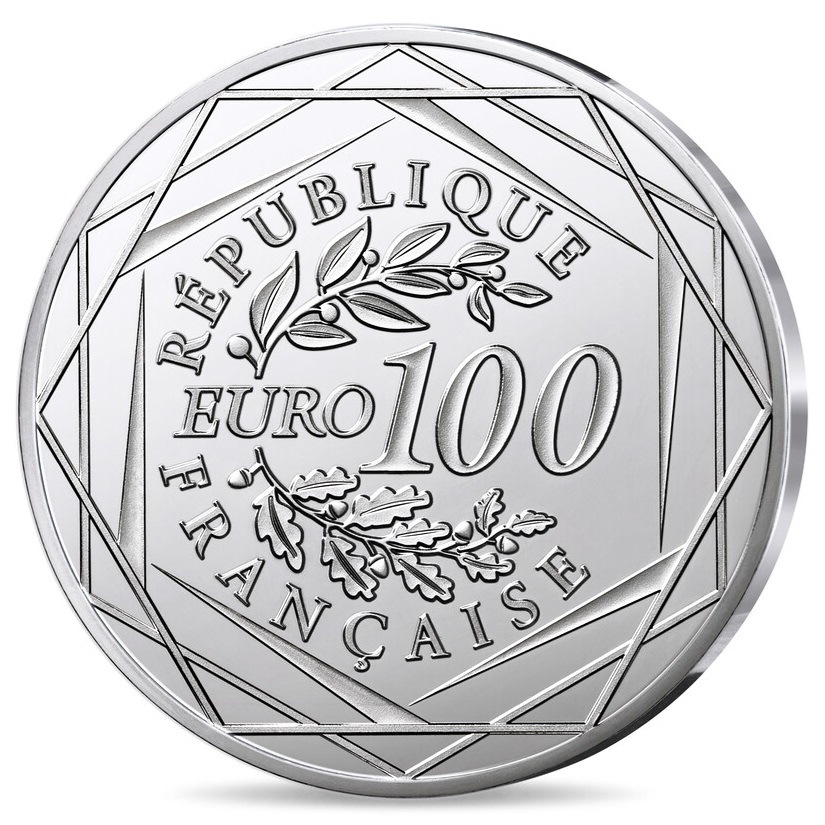 (EUR07.100.E.2024.10041387060001) 100 euro France 2024 silver - The Three Musketeers Reverse (zoom)