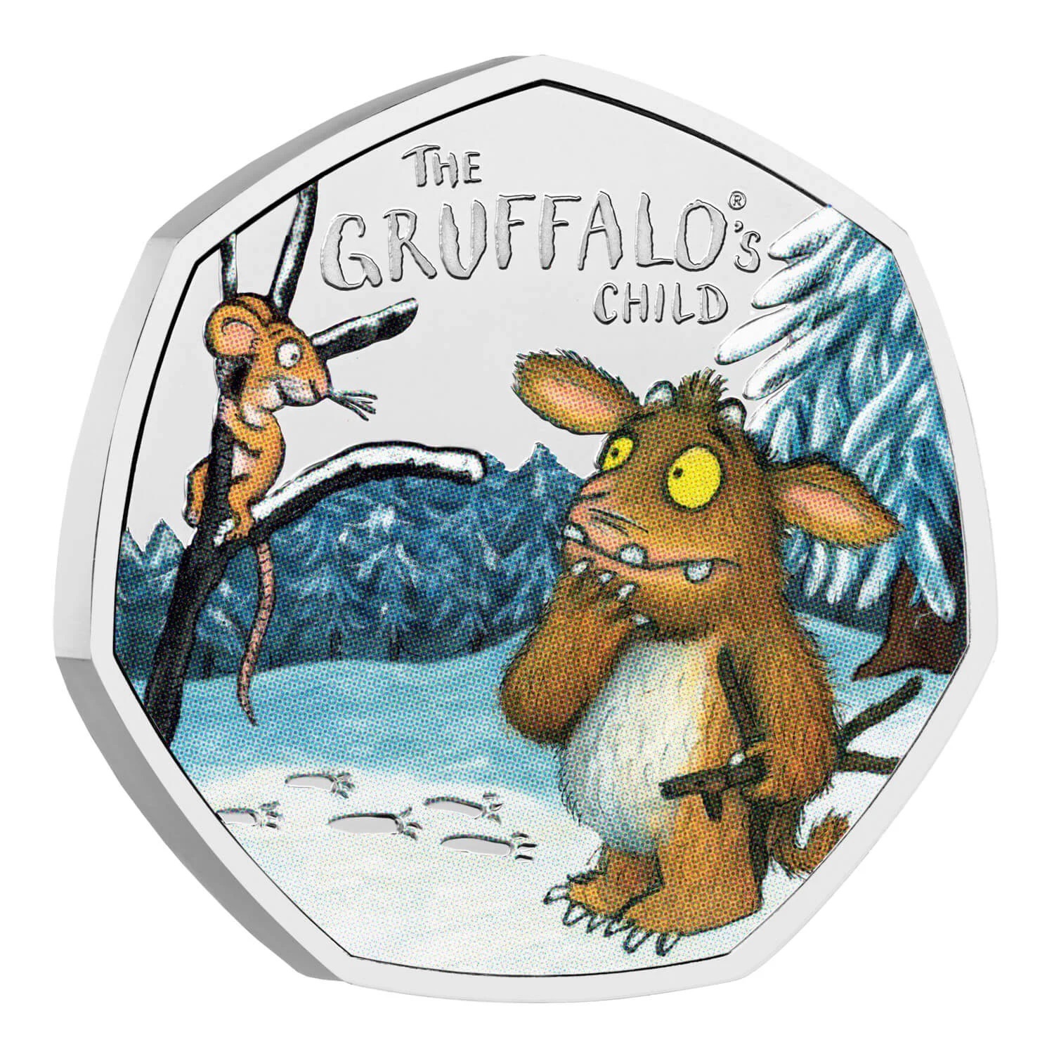 (W185.50.P.2024.UK24GCBC) United Kingdom 50 Pence The Gruffalo s Child 2024 BU (coloured) Reverse (zoom)