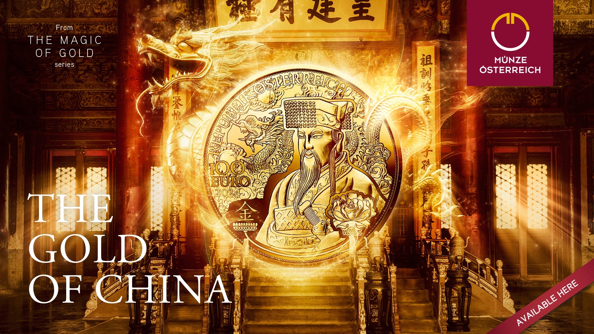 (EUR01.Proof.2024.26800) 100 euro Austria 2024 Proof gold - The Gold of China (blog illustration) (zoom)