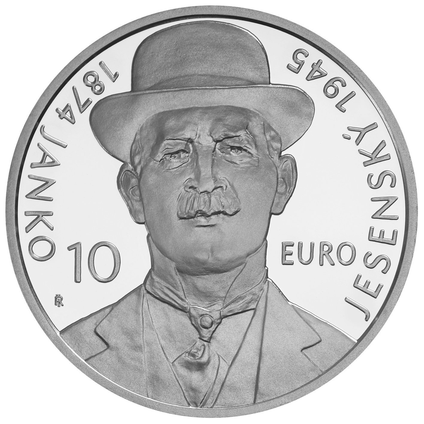 (EUR17.Proof.2024.521132) 10 € coin Slovakia 2024 Proof silver - 150th anniversary of the birth of Janko Jesenský R (zoom)