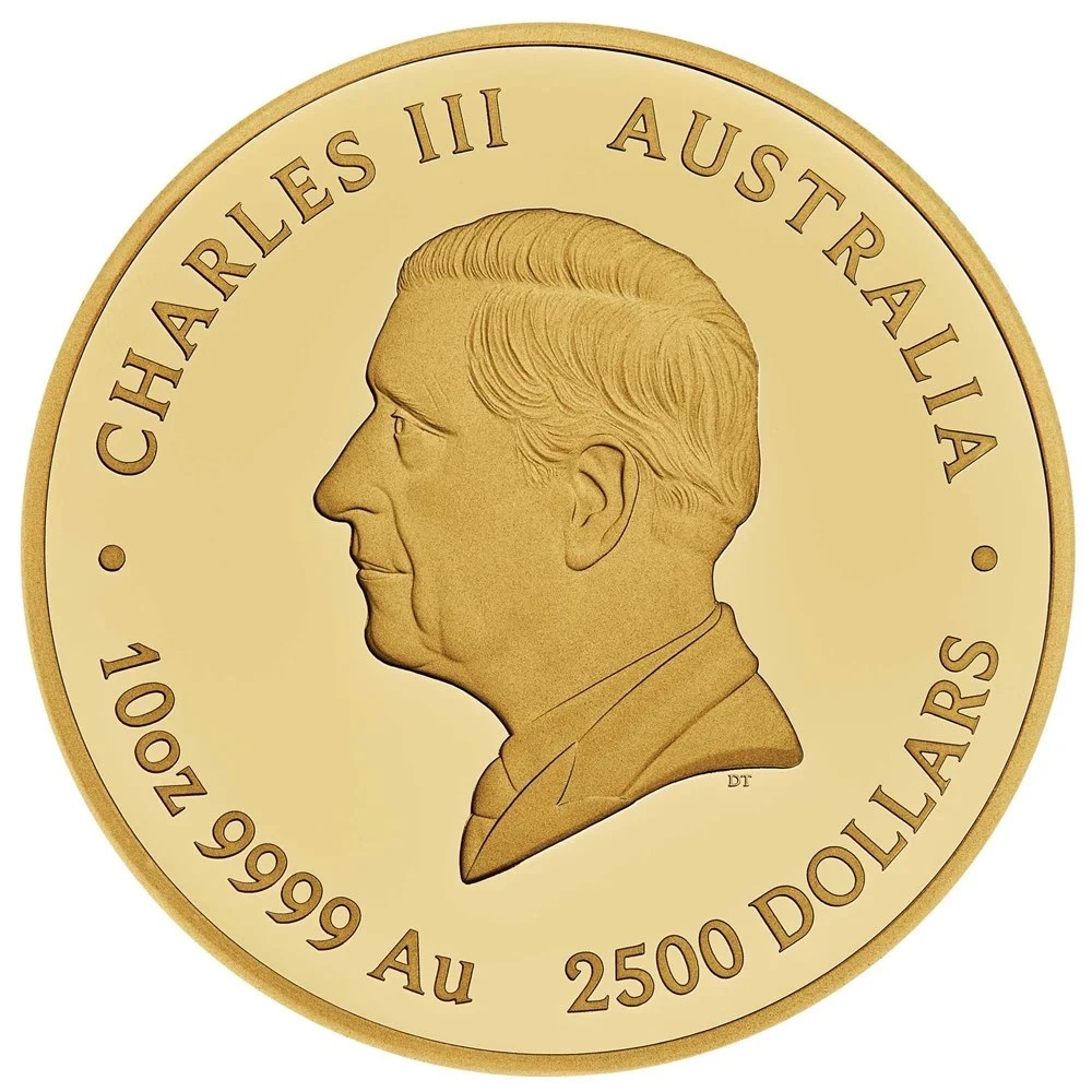 (W017.2500.D.2024.24R88AAA) 2500 Dollars Australia 2024 10 oz Proof gold - Jewelled Turtle Obverse (zoom)