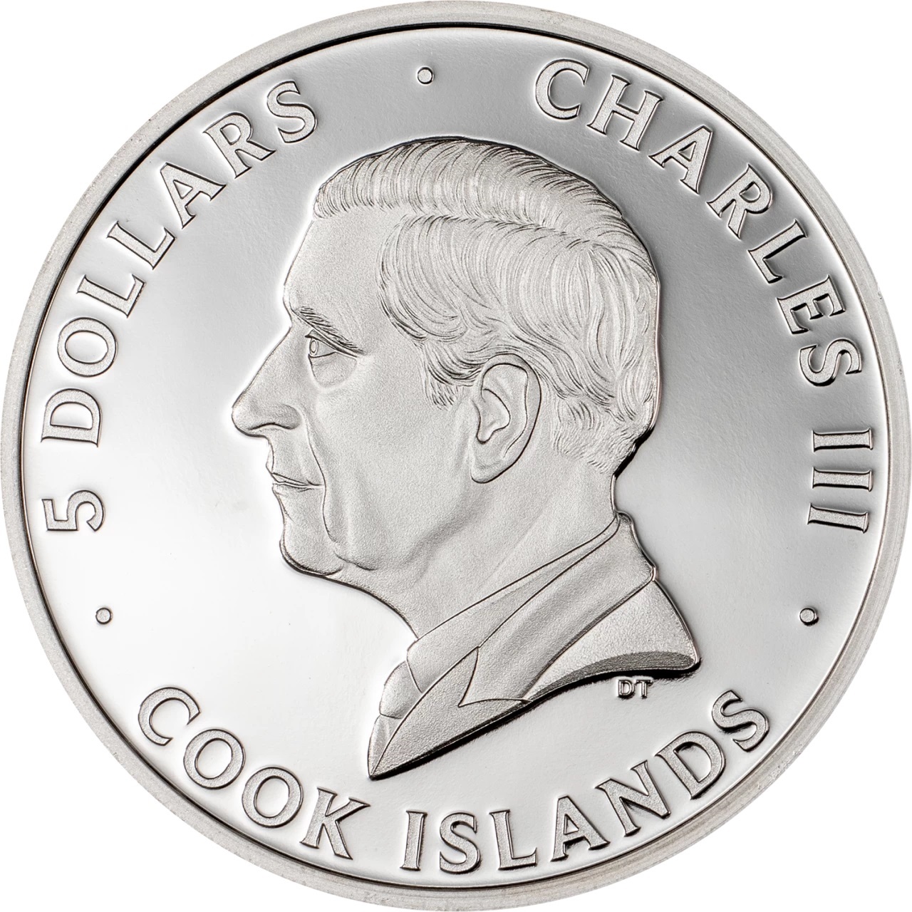 (W099.5.D.2025.30834) Cook Islands 5 Dollars Underdog 2025 - Proof silver Obverse (zoom)