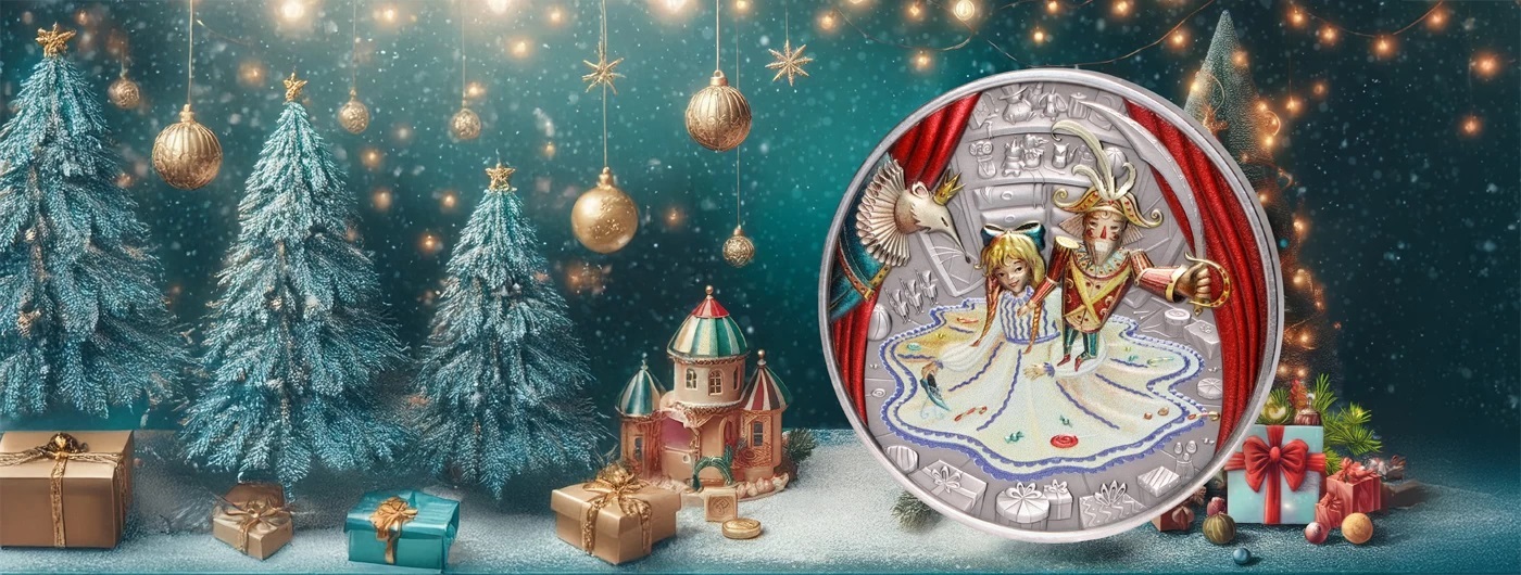 (W160.1.D.2024.15222170) Niue 1 Dollar The Nutcracker 2024 - Antique silver (blog illustration) (zoom)